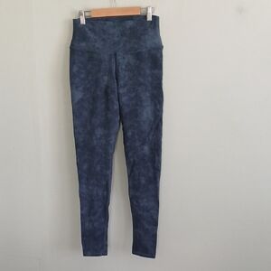 Alo Women's Blue Full Length Leggings Size Medium